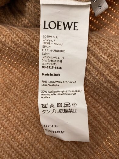 商品画像：ニット・セーター(厚手)/S/ウール/ベージュ/無地// 5