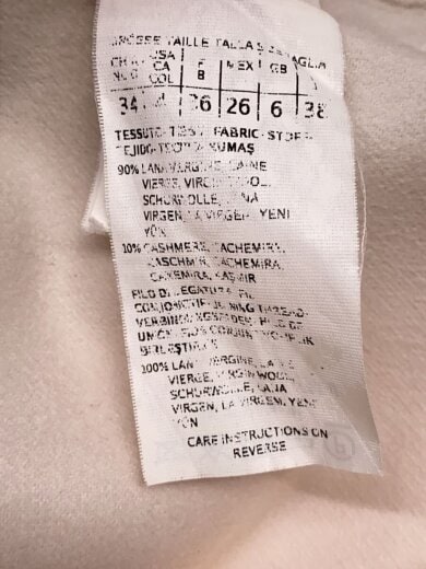 商品画像：コート/36/ウール/WHT// 5