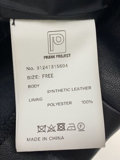 商品画像：Vegan Leather Boxy Tunic/FREE/フェイクレザー/ブラック/31241315604// 3