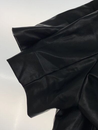商品画像：Vegan Leather Boxy Tunic/FREE/フェイクレザー/ブラック/31241315604// 4