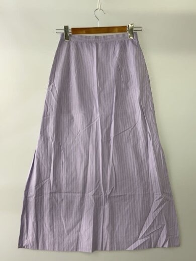 商品画像：WASHED FINX TWILL STRIPE LONG SKIRT/1/コットン/PUP/ストライプ// 2
