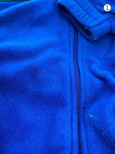 画像：FRENCH MILITARYフランス軍/トレーニングジャケット/フリース/ジャージ/--/--/BLU4