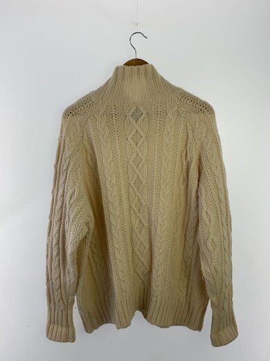 商品画像：EXCELLA DRIVERS KNIT JACKET/CTHY/3/ウール/汚れ・毛玉有り 2