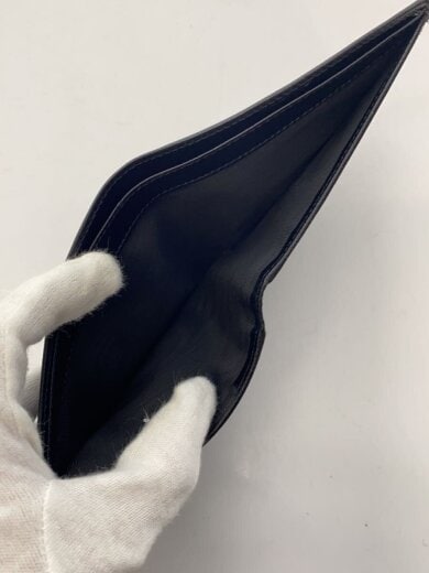 商品画像：2つ折り財布/レザー/BLK/無地/メンズ/サフィアーノ 5