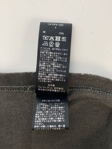 商品画像：Tシャツ/4/コットン/BLK/LM-25FW-TS02 5