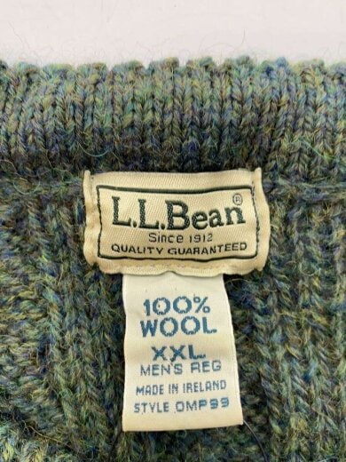 商品画像：ニット・セーター(厚手)/XXL/ウール/GRN/毛玉有り 3