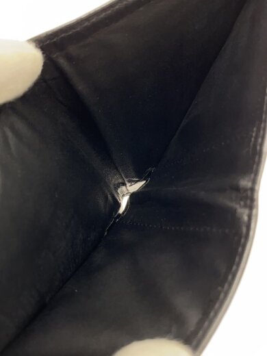 商品画像：2つ折り財布/レザー/BLK/メンズ 5