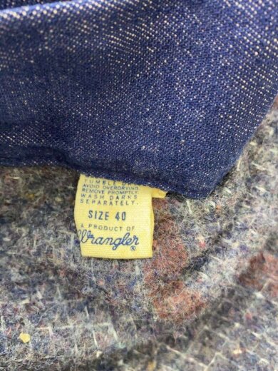 商品画像：カバーオール/40/コットン/IDG/70s/裏地ブランケット/汚れ有 3