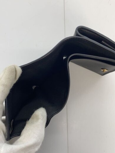 商品画像：2つ折り財布/レザー/BLK/レディース/88666 6