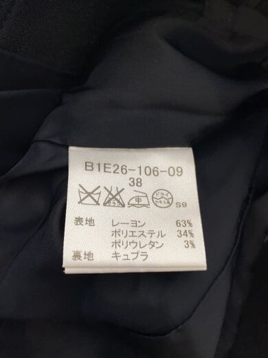 商品画像：スーツ/ジャケット+スカート/38/レーヨン/BLK/B1E26-106-09/状態考慮 4