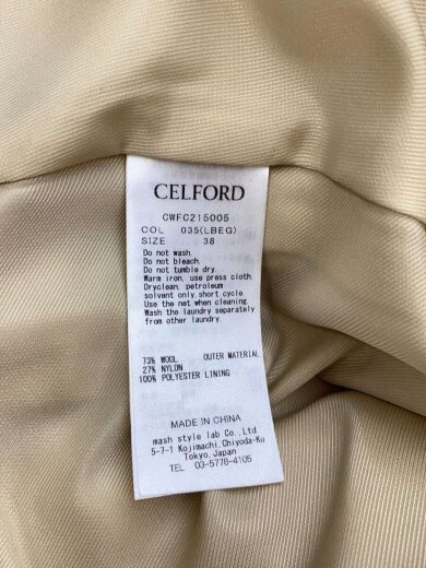 商品画像：コート/38/ウール/BEG/CWFC215005 4