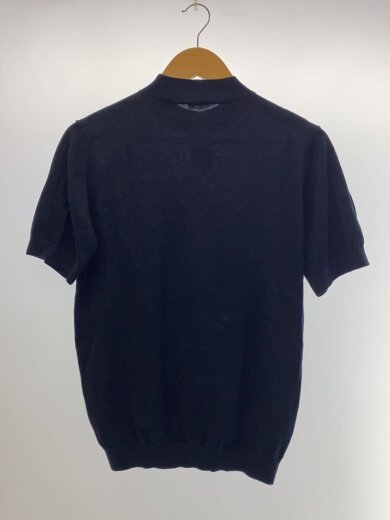 商品画像：ニット・セーター(薄手)/Mock Neck Knit T-shirt/1/コットン/NVY/CLF-80031// 2