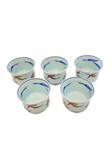 商品画像：鉢/5点セット/マルチカラー/有田焼/唐辛子/小鉢// 1