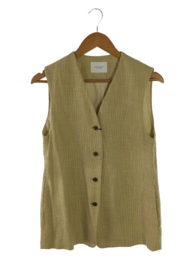 画像：BEAUTY&YOUTH UNITED ARROWSベスト/--/レーヨン/YLW/千鳥格子1