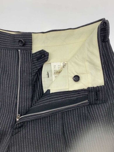 商品画像：スラックスパンツ/S/ウール/BLK/ストライプ/GN-P020 3