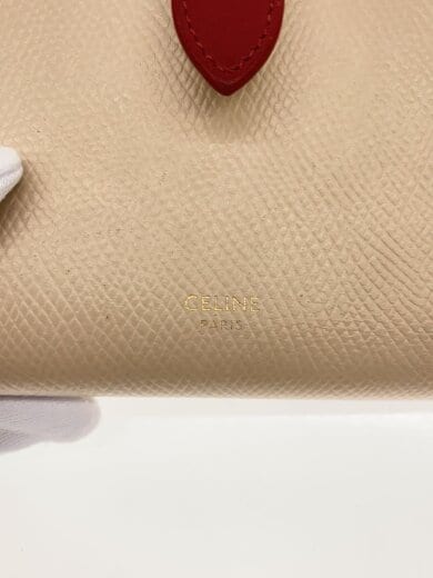 商品画像：2つ折り財布/レザー/BEG/無地/レディース 3