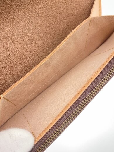 商品画像：NATURAL TANNED/長財布/レザー/BEG/無地/メンズ 5