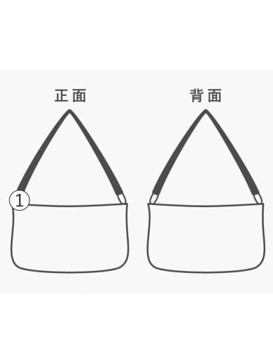 商品画像：ショルダーバッグ/PVC/GRY/総柄 8