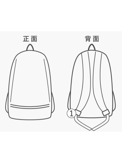 商品画像：リュック/アクリル/BLU/無地 9