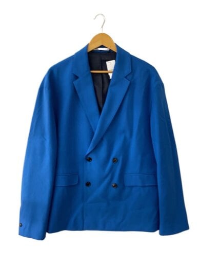 商品画像：テーラードジャケット/M/ポリエステル/BLU/無地/4472/066/400 1