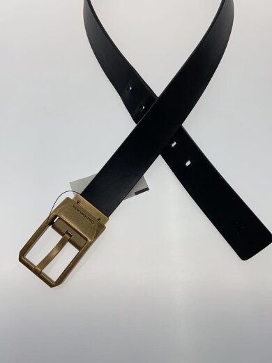 商品画像：ベルト/レザー/BLK/無地/メンズ 2