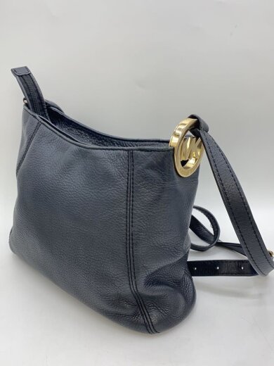 商品画像：ショルダーバッグ/レザー/BLK/無地 2