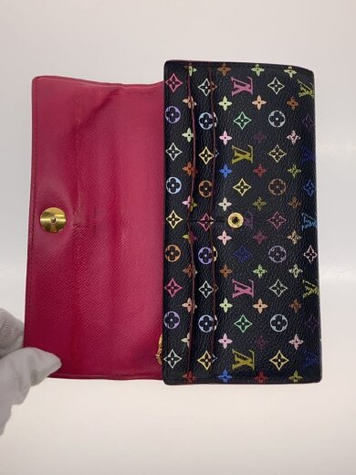 商品画像：ポルト・フォイユ・サラ_モノグラム・マルチカラー_ノワール/PVC/マルチカラー/レディース 4