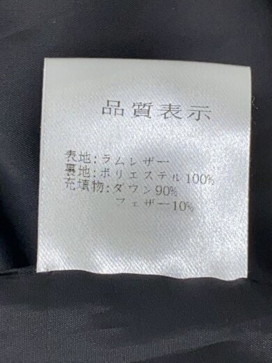 商品画像：レザージャケット・ブルゾン/XXL/羊革/BLK 4