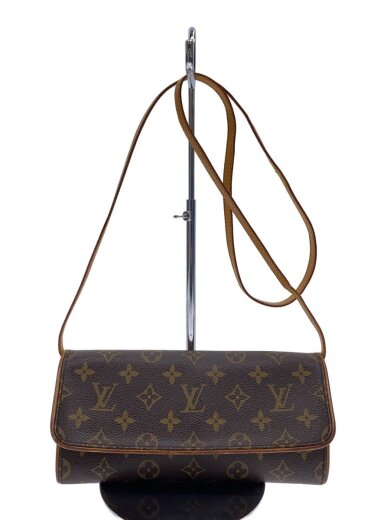 商品画像：ポシェット・ツインGM_モノグラム・キャンバス/PVC/BRW 1