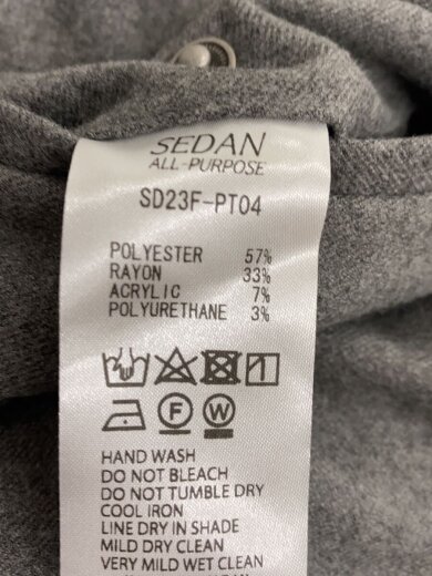 商品画像：ストレートパンツ/L/ポリエステル/GRY/SD23F-PT04 5