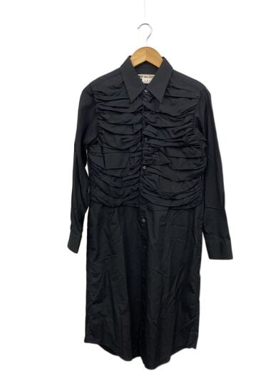 商品画像：シャツワンピース/M/コットン/BLK/GF-B017 1