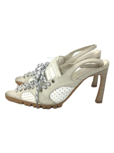 画像：YELLOピンヒール/パンプス/M/WHT/レザー1