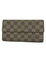 1)ポルト・フォイユ・サラ_ダミエ・アズール_WHT/PVC/WHT/レディース