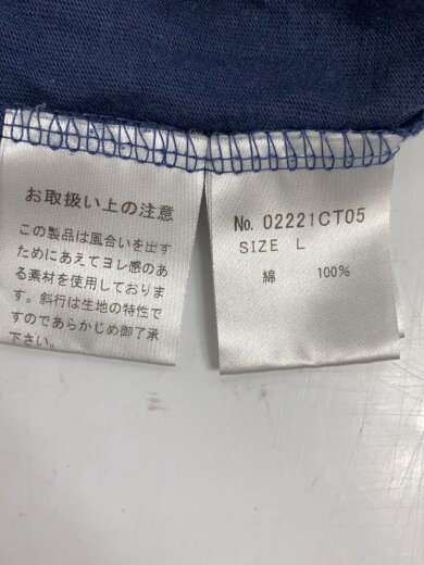 商品画像：Tシャツ/L/コットン/NVY/02221CT05 4
