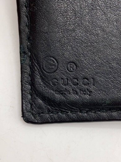 商品画像：GGシマ/2つ折り財布/レザー/BLK/メンズ 3