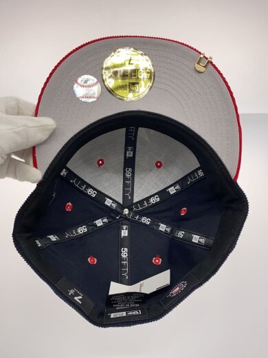 商品画像：キャップ/7 1/2/コーデュロイ/NVY/メンズ 4