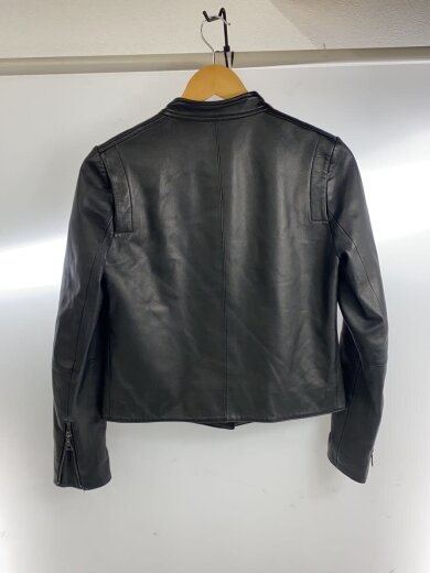 商品画像：レザージャケット・ブルゾン/S/山羊革/BLK/無地/01-1360802-050-902 2