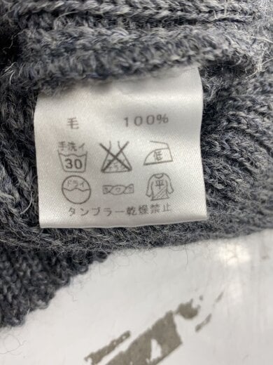 商品画像：Wooly Back/ニット・セーター(厚手)/--/ウール/GRY/無地 5