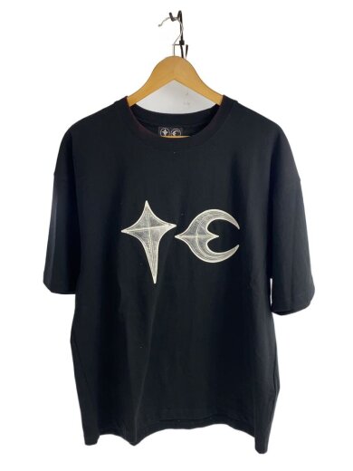 商品画像：THUG CLUB//2/コットン/BLK/TC24NUEX001/TC LEATHER PATCH T-SHIRT 1