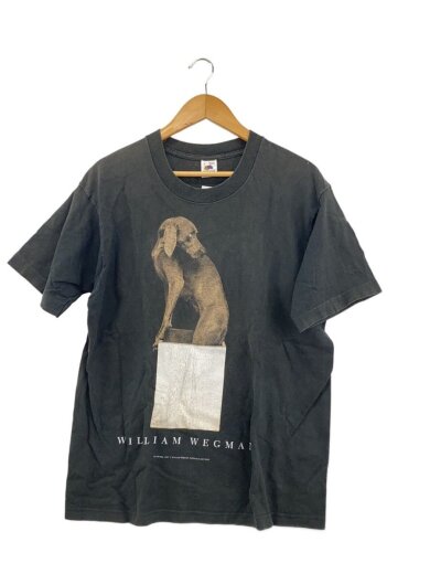 商品画像：90s/WILLIAM WEGMAN/IN THE BOX/dog/Tシャツ/XL/コットン/BLK// 1