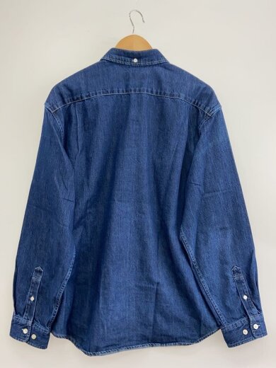商品画像：Small Box Denim Shirt/長袖シャツ/M/コットン/BLU/無地 2