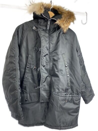 商品画像：フライトジャケット/38/ナイロン/BLK/無地/N-3B 1