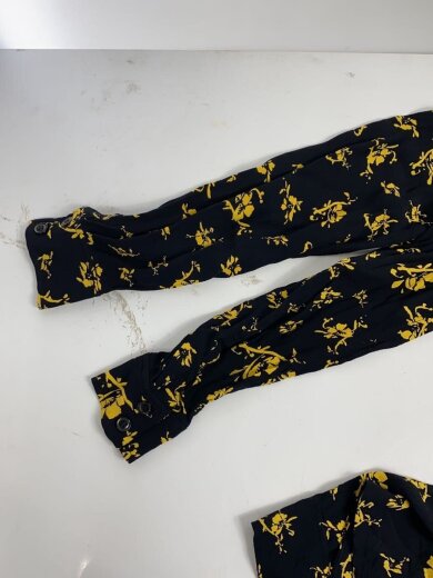 商品画像：長袖ワンピース/34/レーヨン/BLK/花柄/01-158-11-126502 5