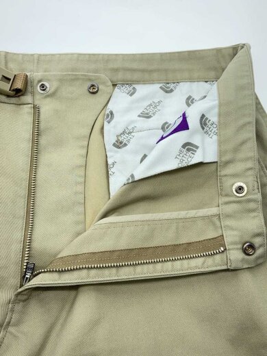 商品画像：STRETCH TWILL WIDE PANTS_ストレッチツイルワイドテーパードパンツ/34/コットン/BEG 3