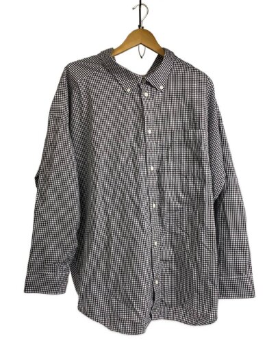 商品画像：長袖シャツ/34/コットン/BLK/ギンガムCK/622050 TIM03 1