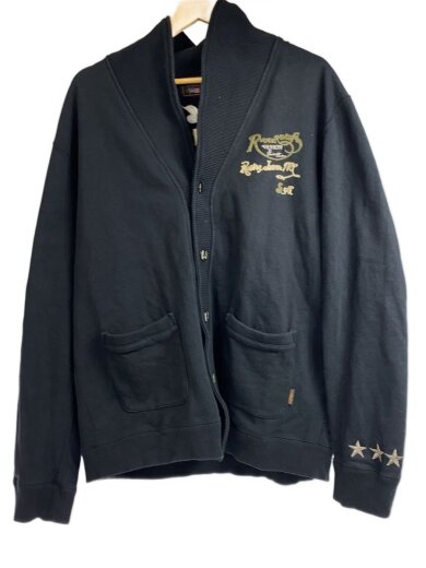 商品画像：カーディガン(厚手)/XL/コットン/BLK// 1