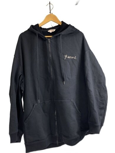 商品画像：ジップパーカー/44/コットン/BLK/無地/FLJE0103X0 UTCZ5 1