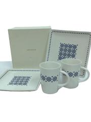 ANNIVERSAIRE/ペアマグ＆プレート/4点セット/WHT/アーチェ/