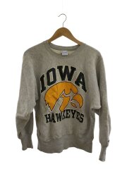 90s/リバース/IOWA/スウェット/M/コットン/グレー