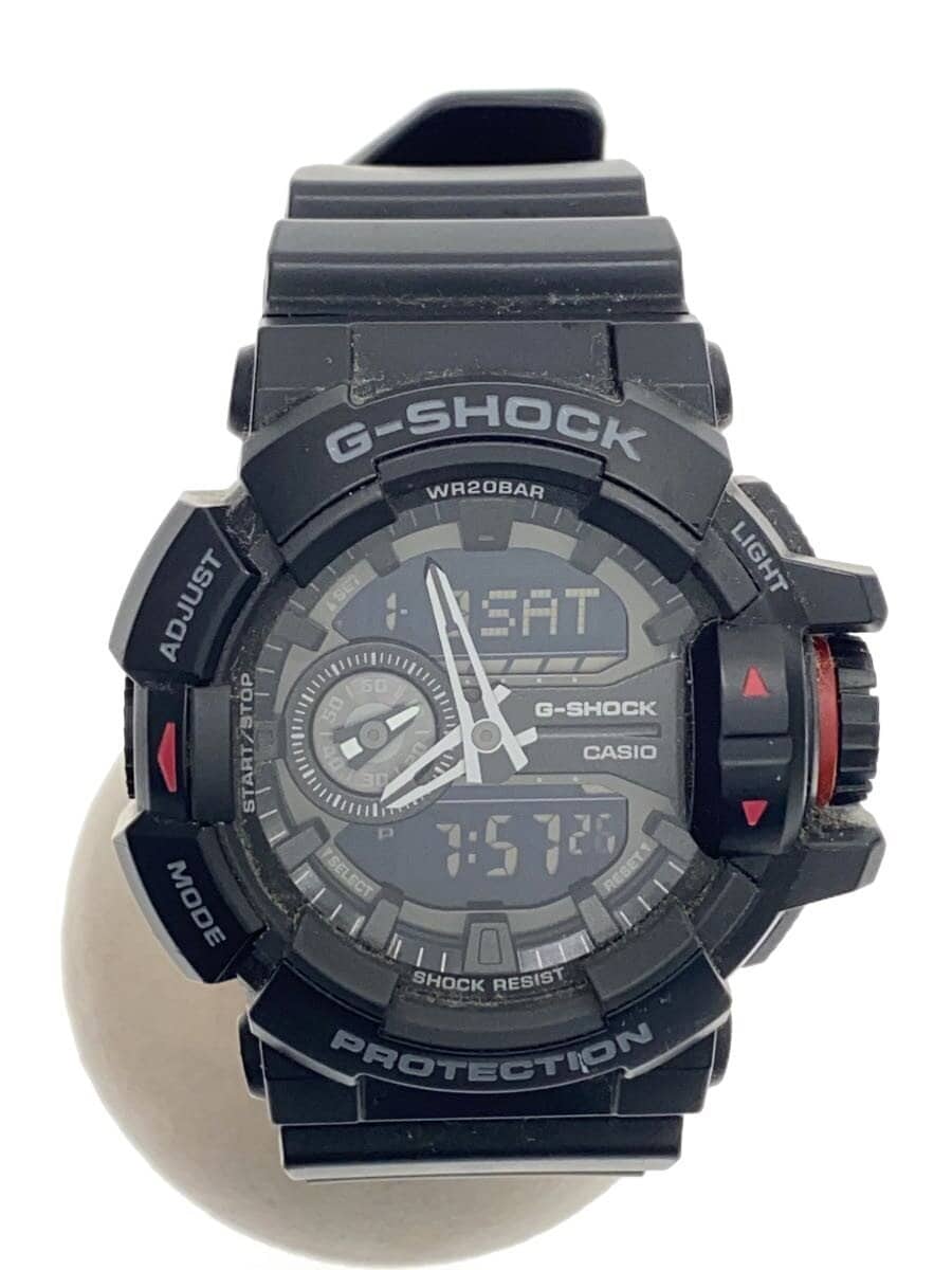CASIO / クォーツ腕時計・G-SHOCK/デジアナ/ブラック